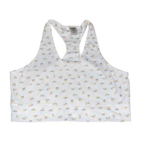 Kittenish floral cropped tank